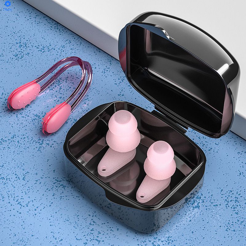 Bộ Kẹp Mũi Bịt Tai Khi Bơi Dụng Cụ Lặn Chống Nước Khi Tắm Bằng Silicon Chuyên Nghiệp Chống Nước Cho Người Lớn Và Trẻ Em 【Bluey】