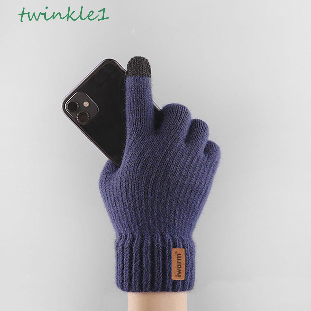 Găng Tay Cảm Ứng Dày Dặn Thoải Mái Chống Gió Thời Trang Cho Nam