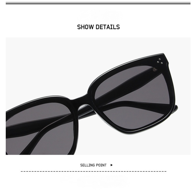 Kính Mát Gọng Vuông Lớn Phong Cách Hàn Quốc Cổ Điển Dành Cho Cả Nam Và Nữ