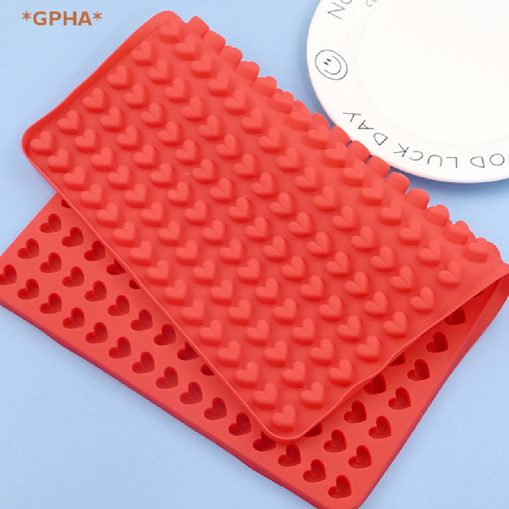 1 Khuôn Silicon Làm Đá Hình Trái Tim Mini 255 Ngăn Mới