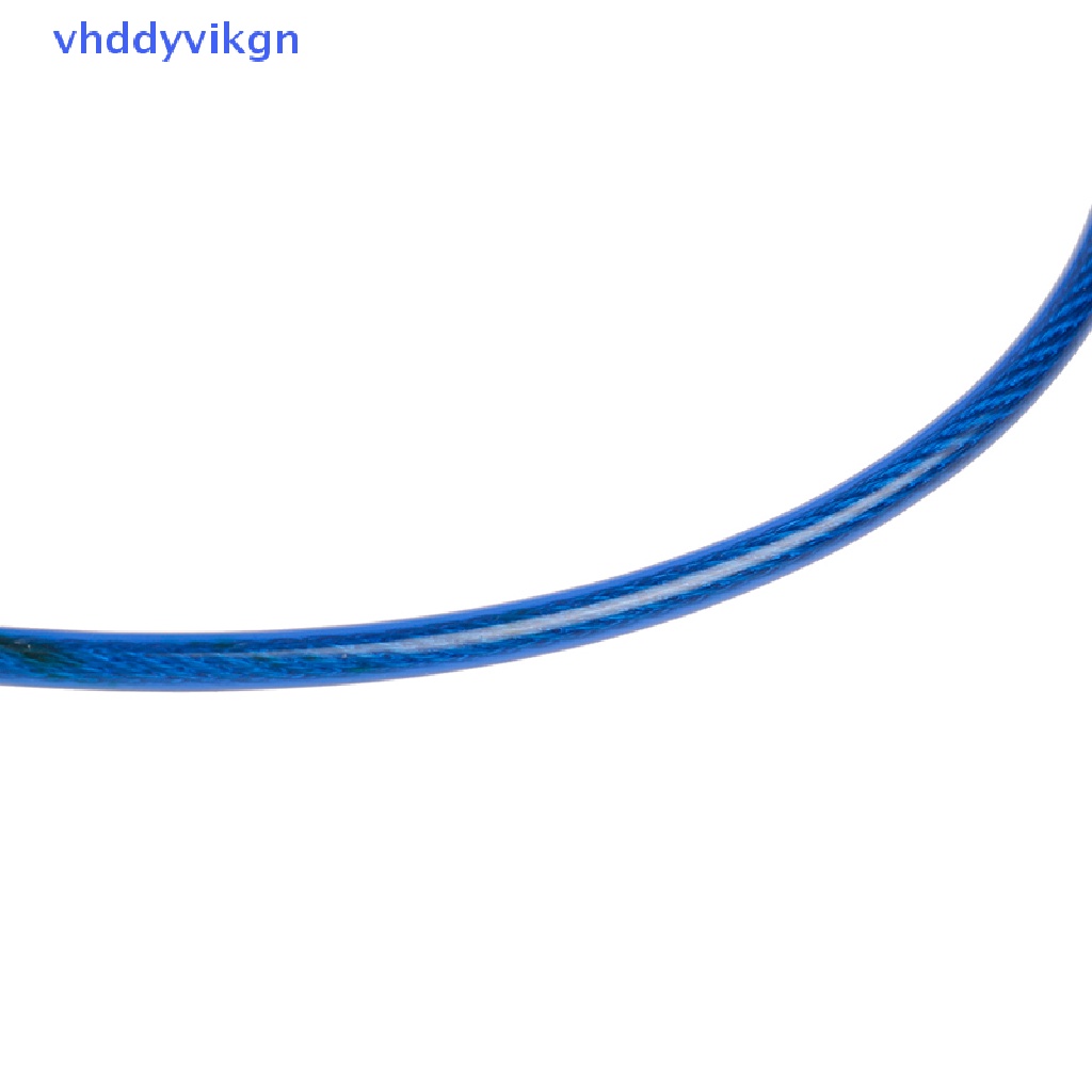 1 Khóa Xe Đạp Chống Trộm Bằng Kim Loại 8x640mm Kèm 2 Chìa Khóa