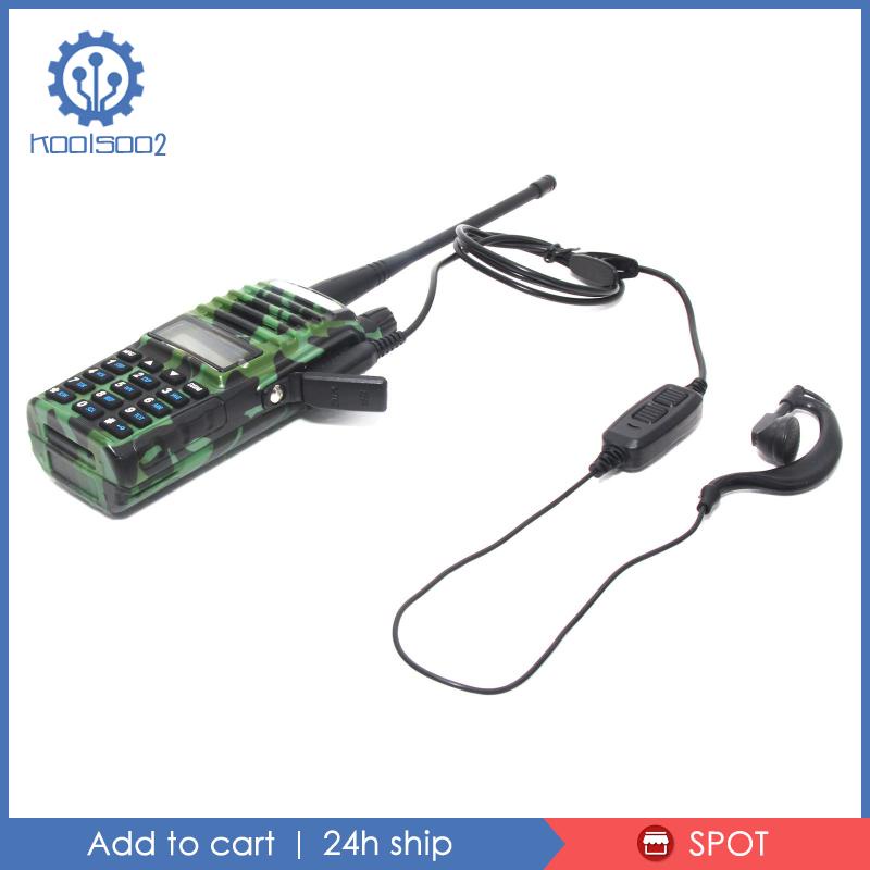 Tai Nghe Nhét Tai Koolsoo2 Dual PTT Kèm Micro Màu Đen Chuyên Dụng Cho Dòng 82