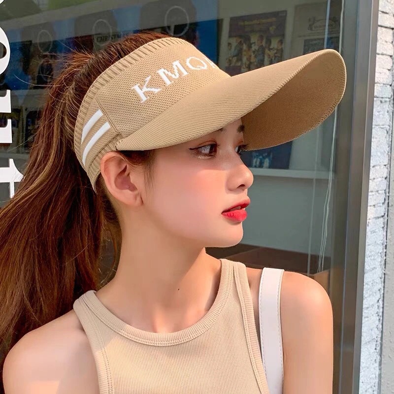 Mũ Lưỡi Trai Hở Chóp Chống Nắng Phong Cách Hàn Quốc Thời Trang Mùa Hè Hàng Mới Dành Cho Bạn Nữ Chạy Bộ Ngoài Trời