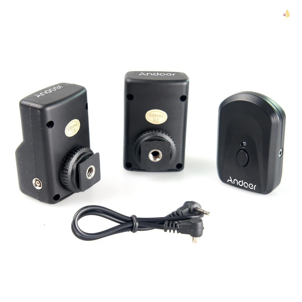 Bộ Điều Khiển Tốc Độ Không Dây 16 Kênh 1 Bộ Phát &amp; 2 Thiết Bị Nhận Tín Hiệu mynivn Thông Dụng Cho Andoer