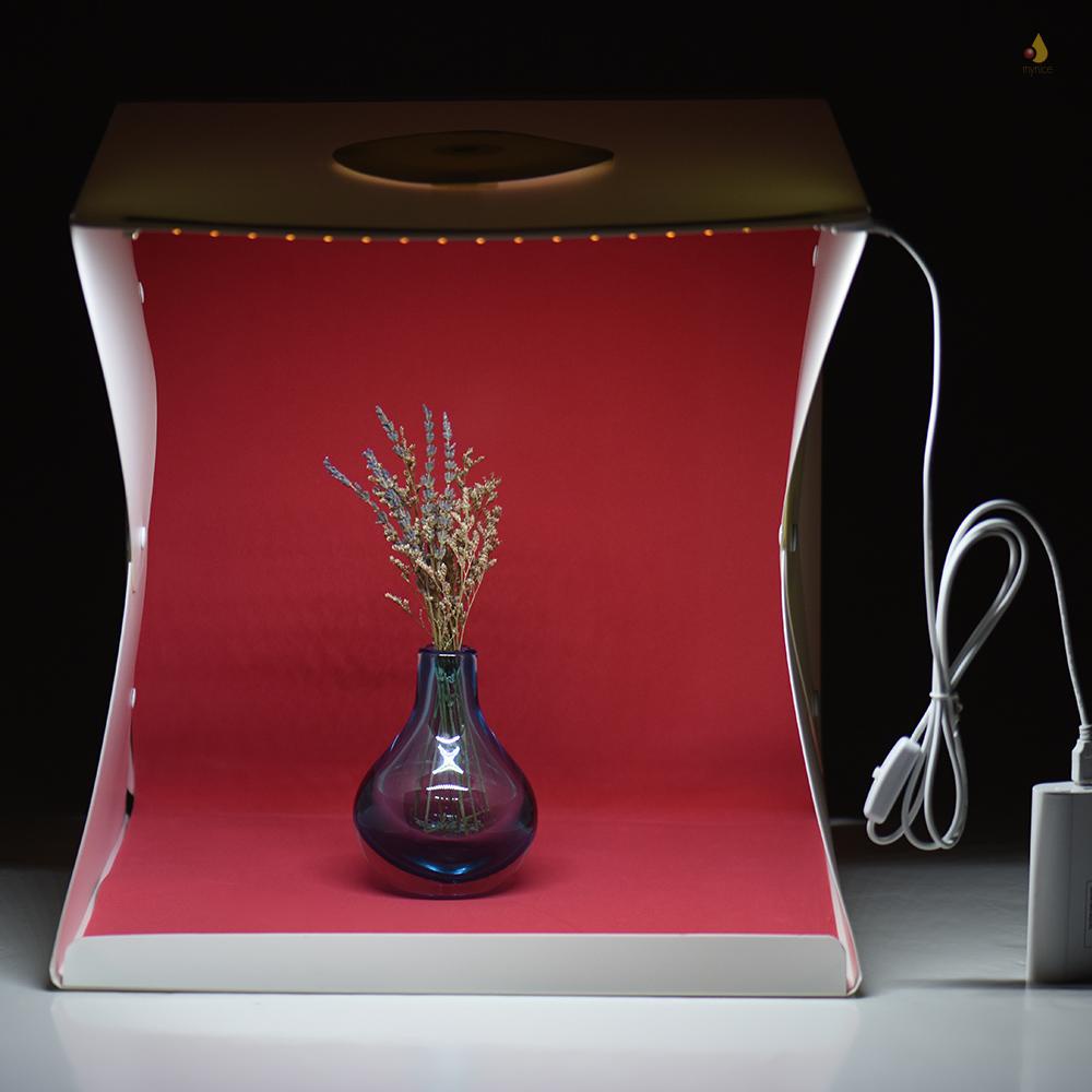 (mynivn) Hộp Đèn Chụp Ảnh Sản Phẩm Cỡ Lớn 16.5 * 16 * 16