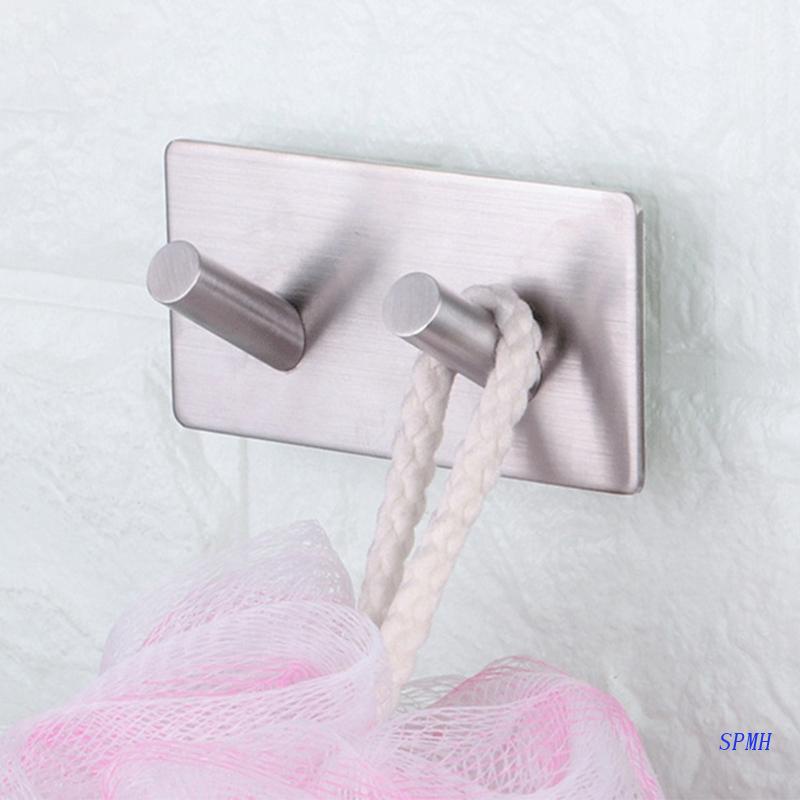 Móc Treo Đồ Bằng Thép Không Gỉ Dán Tường Chịu Được Sức Nặng Không Cần Đục Lỗ Cho Nhà Bếp Nhà Tắm