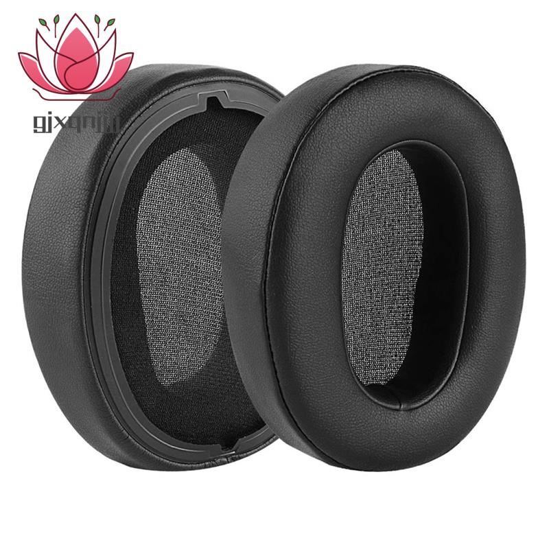 Cặp Mút Đệm Tai Nghe Bằng Da Màu Đen Thay Thế Cho Sony WH-XB900N