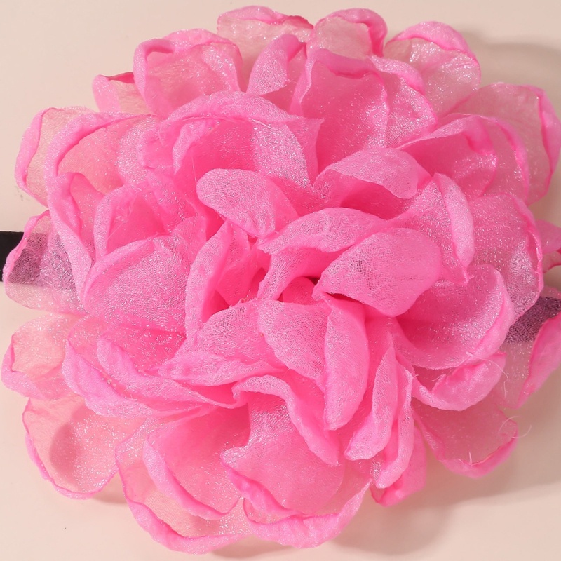 Vòng Cổ Choker Bằng Vải Hoa Đơn Giản