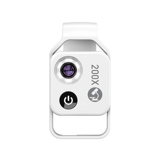 MS002CWH Microscope 200X Magnification Lens With CPL Mobile LED Magnifier