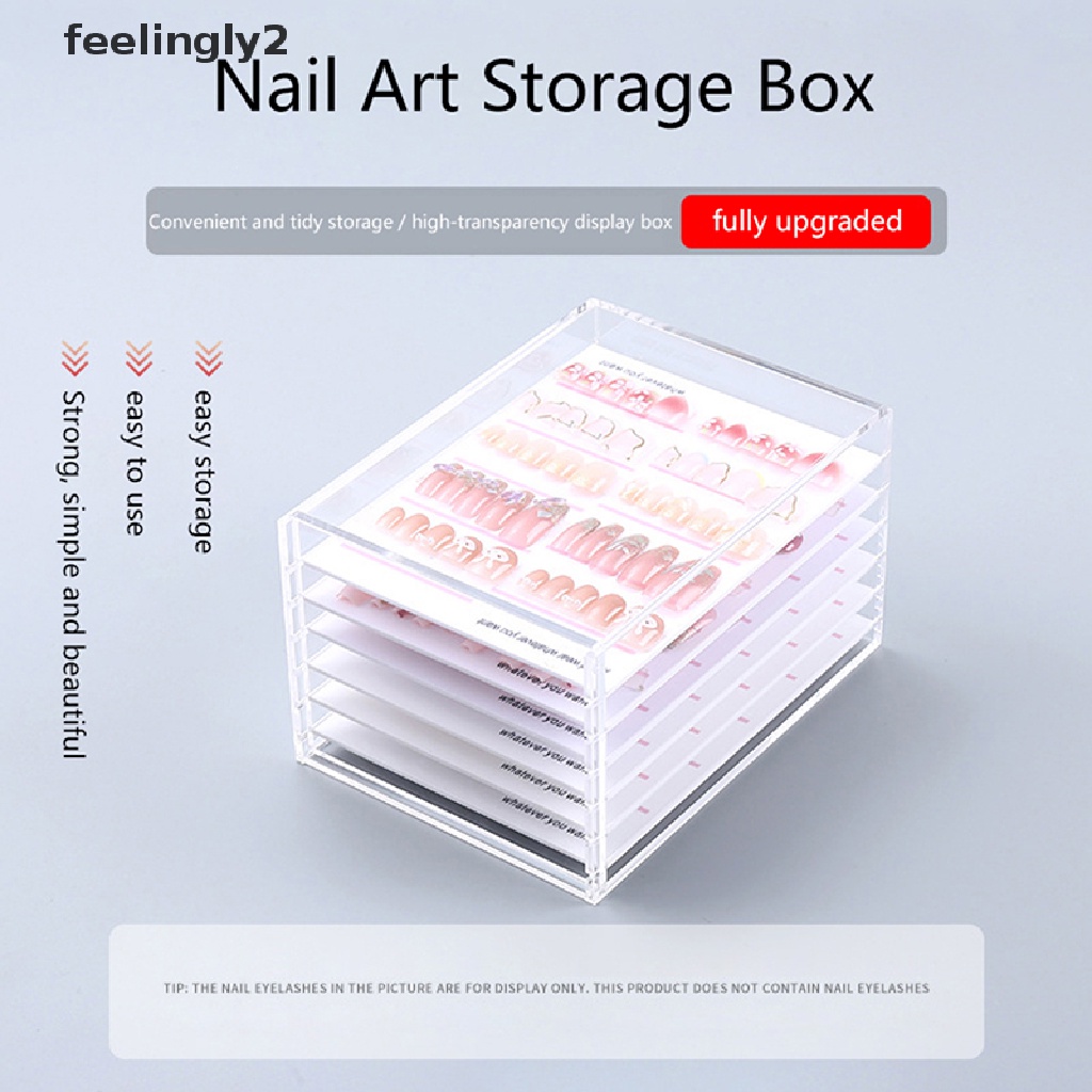 Giá Đỡ Trưng Bày Móng Tay Giả 5 Tầng Tiện Lợi