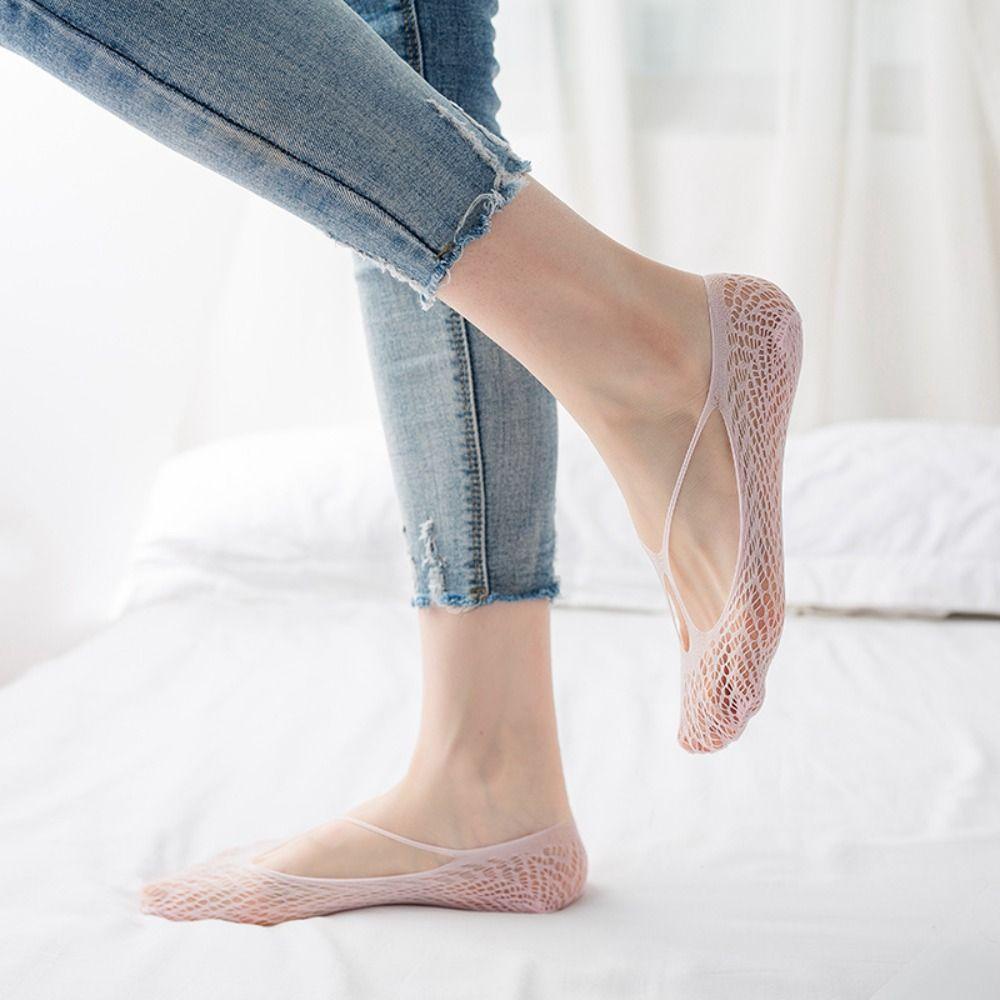 Anemone Đôi Vớ Thuyền Ngắn Thoải Mái Thoáng Khí Không Trượt Thời Trang Mùa Hè