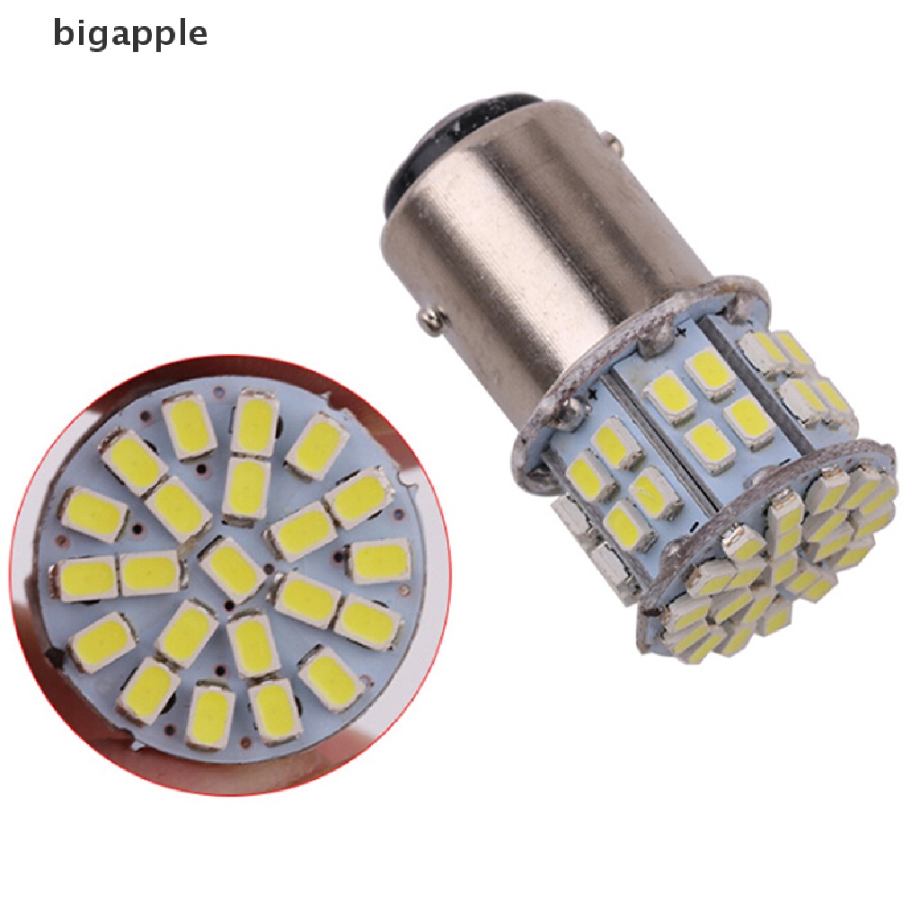 Set 2 Đèn LED Phanh Xe Ánh Sáng Trắng 12V 1157 50SMD 1206 6000K Dành Cho Ô Tô