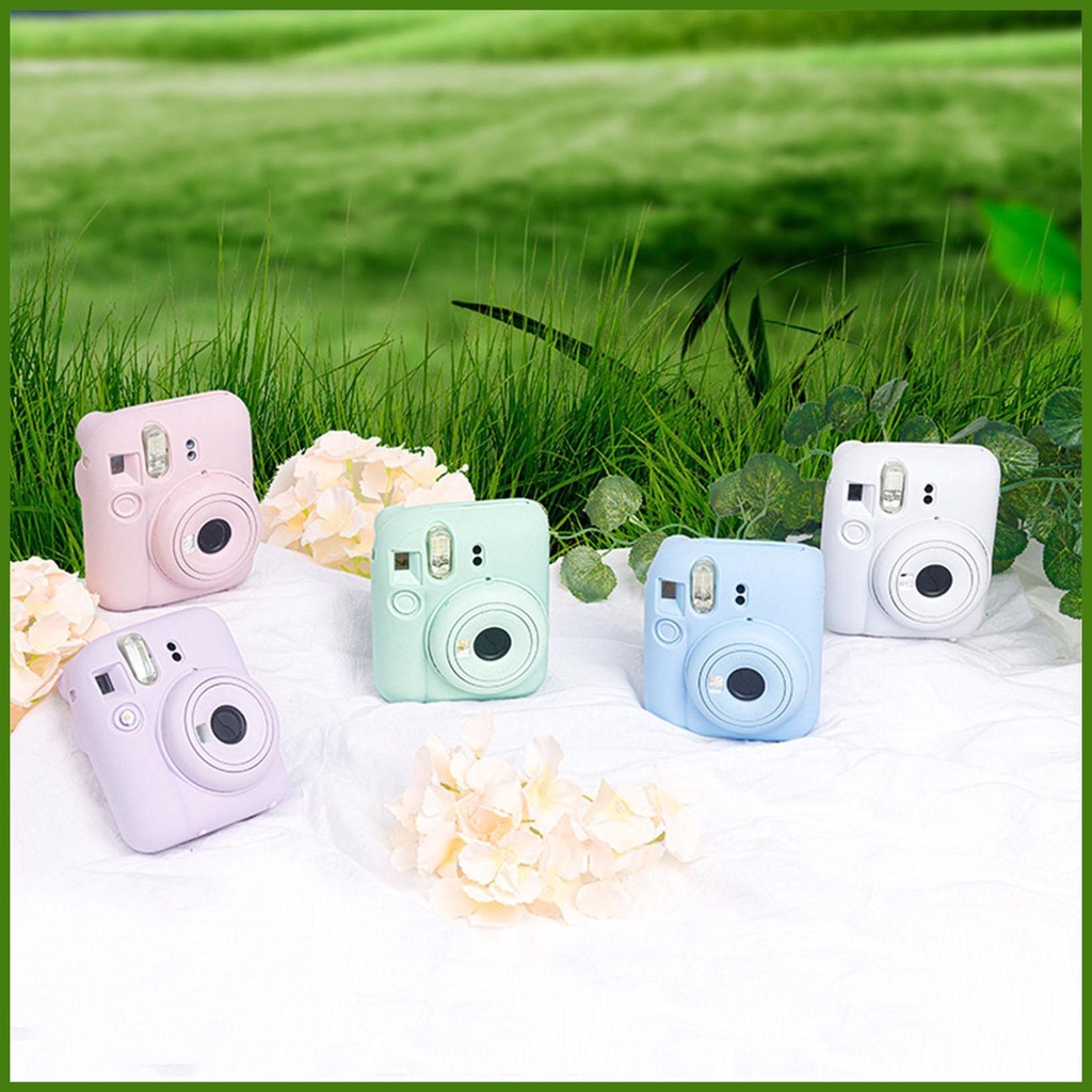 Ốp Điện Thoại Silicon Mềm Màu Trơn Chống Trầy Xước Bảo Vệ Máy Ảnh Polaroid 5 Rvn