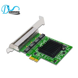 Card mạng ethernet / ethernet / lan pci-e realtek rj45 4 cổng thẻ