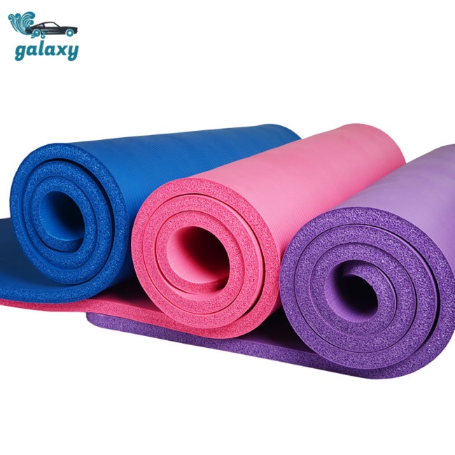 Galaxy Thảm Tập Yoga Dày 10mm Chống Trượt Kèm Dây Đeo