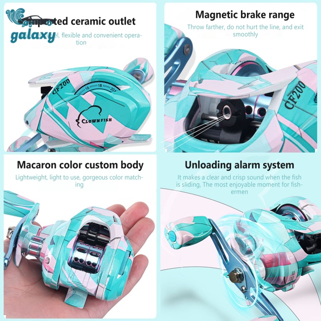 Galaxy Máy Câu Cá 7.2: 1 Tốc Độ Cao 13.2lb Max Drag 5 + 1bb