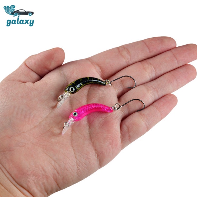 Galaxy Mồi Giả Nhử Cá Hình Nơ Bằng Nhựa Cứng 3.8cm / 1.5g