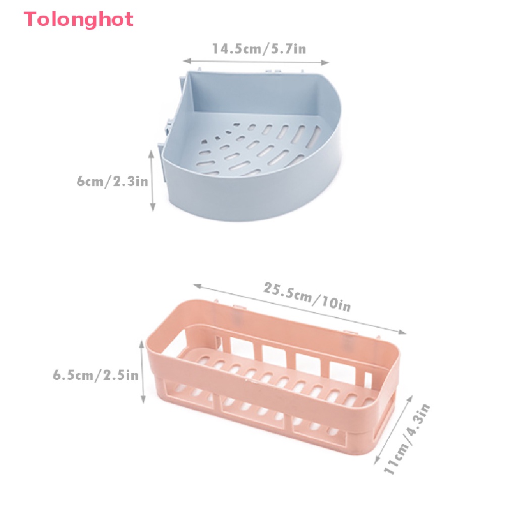 Kệ Đựng Đồ Dùng Gắn Góc Tường Nhà Tắm Ráo Nước Siêu Bền Tiện Dụng
