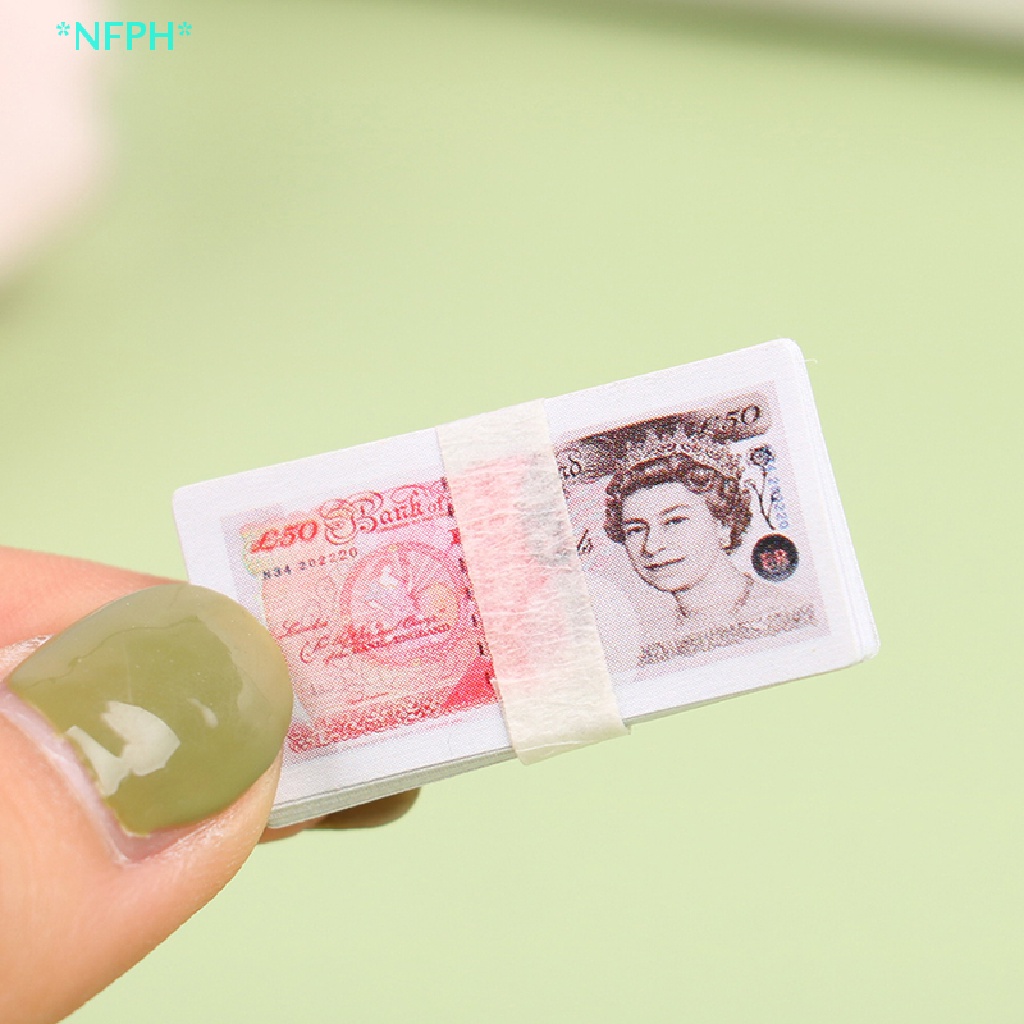 Set 15 Mô Hình Tờ Tiền Đô La Mini Cho Nhà Búp Bê Mới