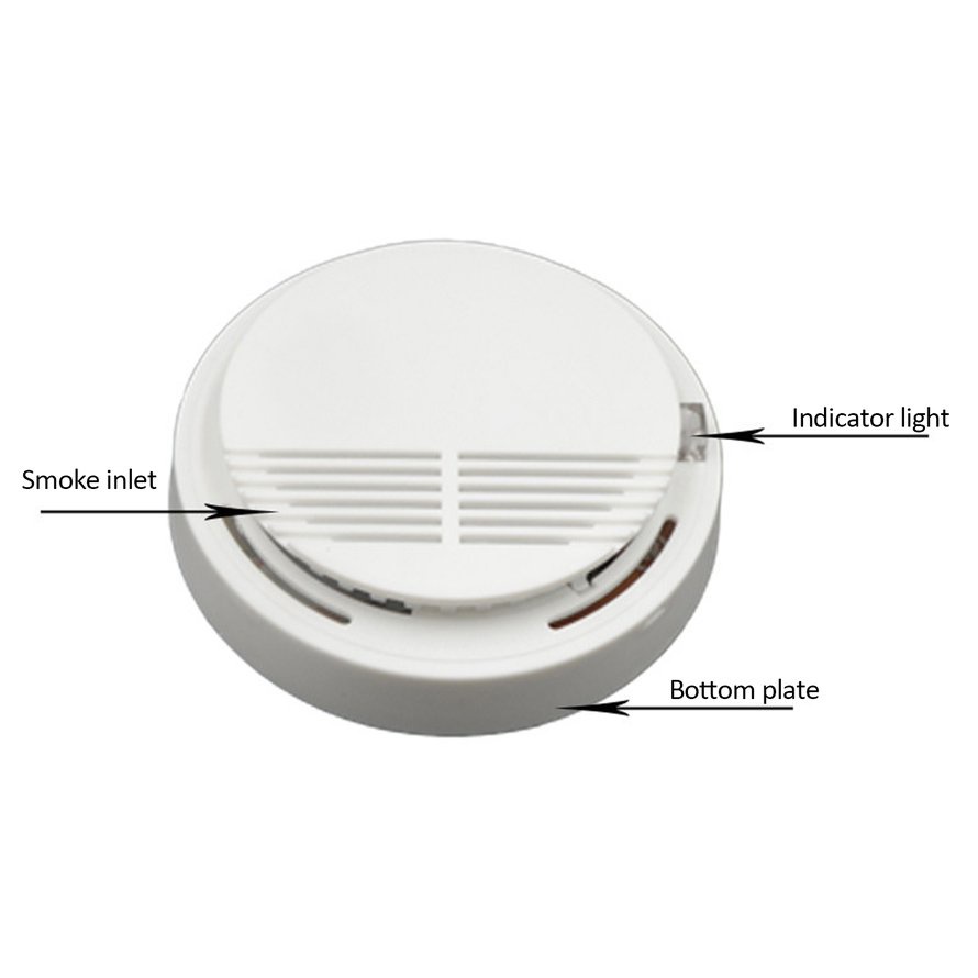 Sound And Light Smoke Alarm Smoke Detector Fire Alarm Detector Smoke Alarm