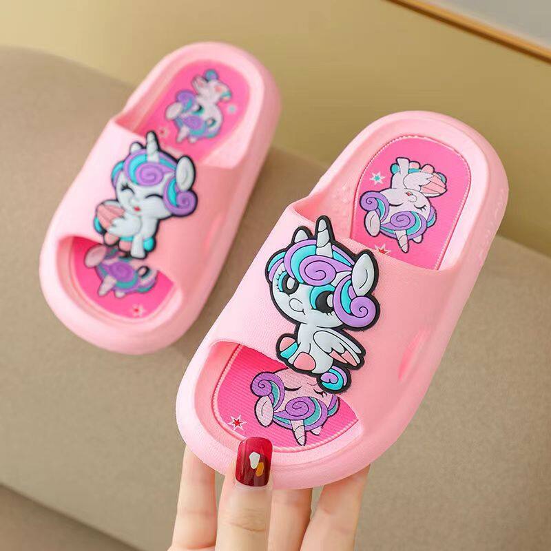 Dép Đi Trong Nhà Họa Tiết Hoạt Hình Dễ Thương Cho Bé