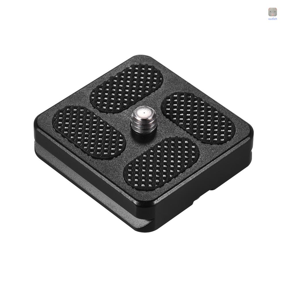 Tấm Tháo Lắp Nhanh Bằng Hợp Kim Nhôm 40 * 38mm D-40T QR Với Vít 1 / 4 Inch Cho Arca Swiss Benro Monopod Tripod Ball