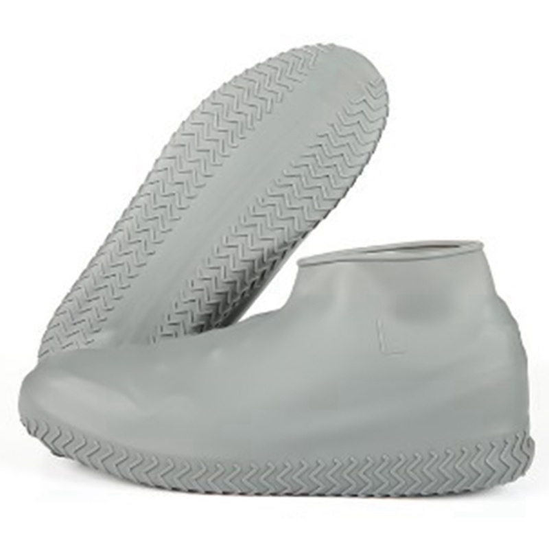 Vỏ Bọc Giày Đi Mưa Bằng Cao Su Silicone Chống Trượt Chống Nước Có Thể Tái Sử Dụng