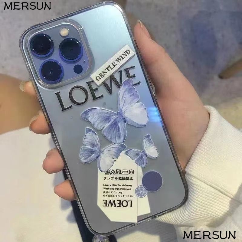 ✅Ốp Điện Thoại Mềm Trong Suốt Họa Tiết Bươm Bướm Dành Cho Iphone xr 11 / 7 / xs12 pro / / 8 1314 EZ56