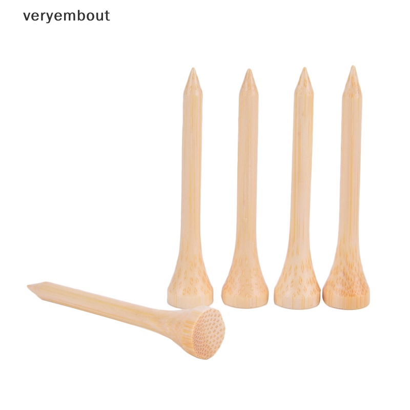 Set 100 Giá Đỡ Bóng Golf Bằng Gỗ Tre 4 Kích Cỡ Tiện Dụng