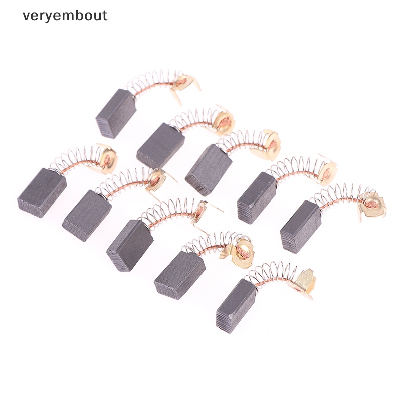 Bộ 10 Động Cơ Chổi Than 6 * 10 * 17mm Chuyên Dụng Dành Cho Máy Mài Góc