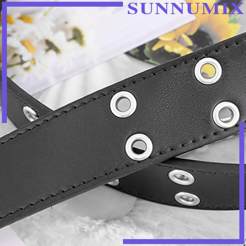 Set 2 Dây Thắt Lưng Da Phối Khoá Kim Loại Thời Trang Dành Cho Nữ