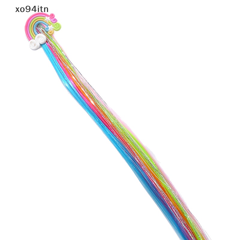 1 Kẹp Tóc Giả Hình Kỳ Lân / Mèo / Thỏ Dễ Thương