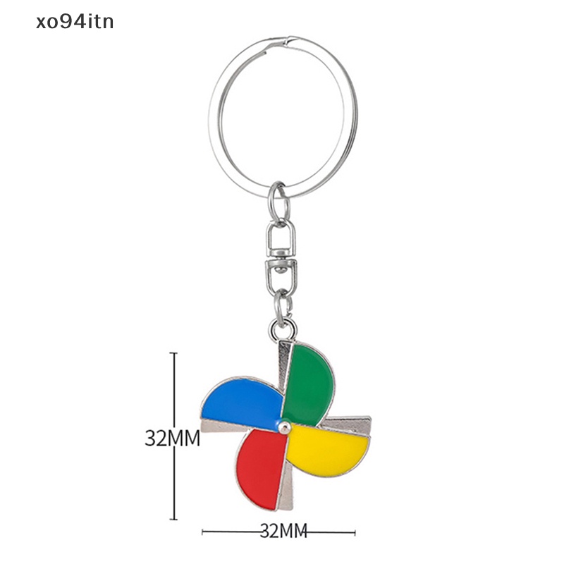 Móc Khóa Hình Cối Xay Gió Nhiều Màu Sắc Dùng Trang Trí Xe Hơi / Túi Xách Giảm Căng Thẳng