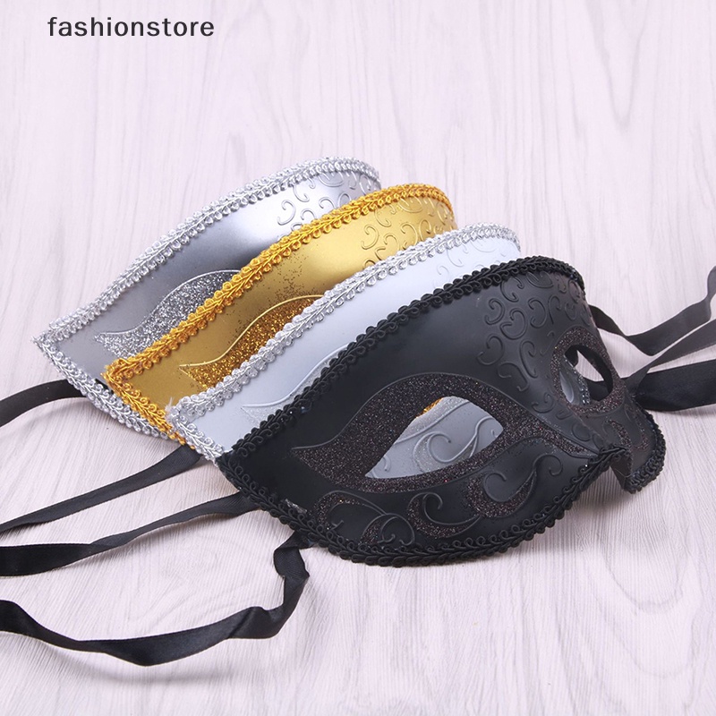 Mặt Nạ Hóa Trang Venetian Bằng Nhựa PP Phối Ren Cho Cặp Đôi