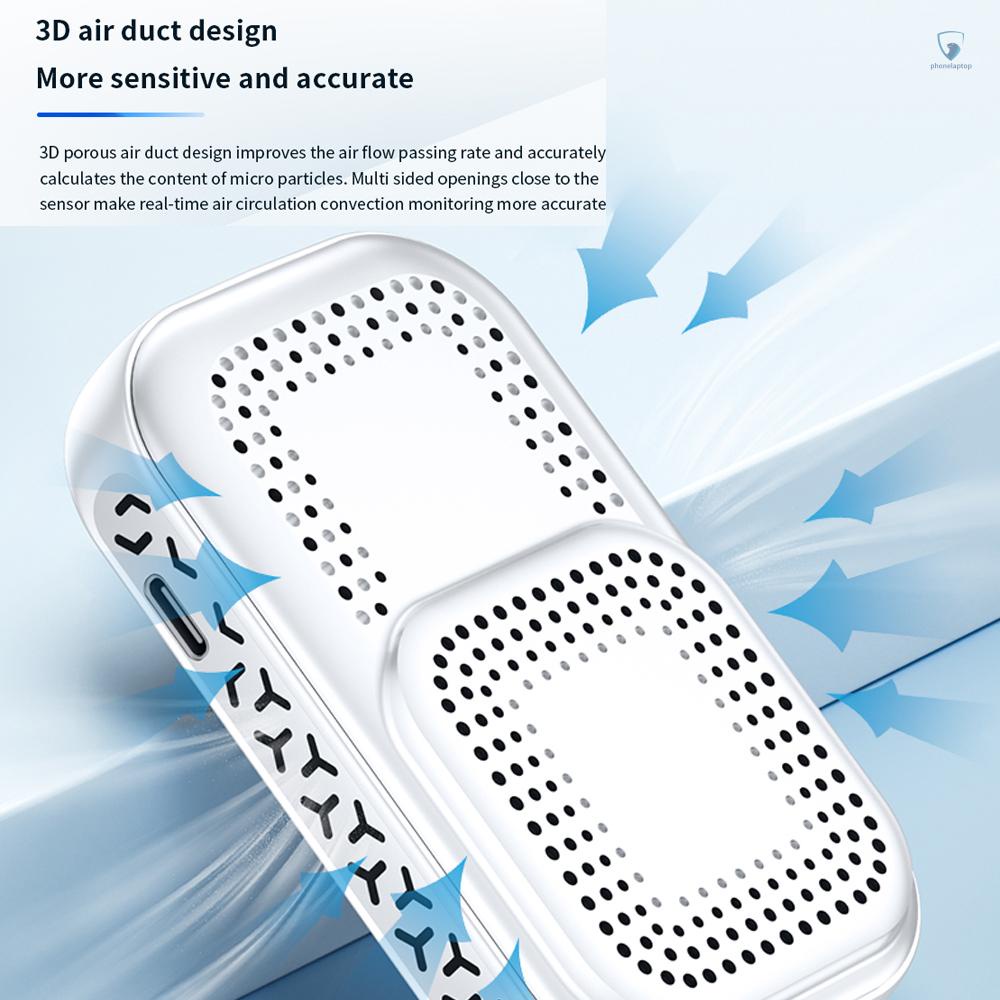 Bộ Cảm Biến Nhiệt Độ Và Độ Ẩm Không Khí 5 Trong 1 HCHO TVOC CO2 1.9inch 240 * 280