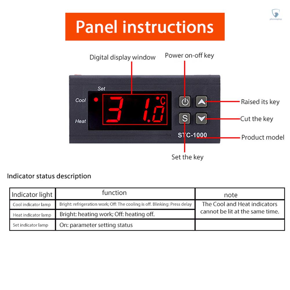 Thiết Bị Điều Chỉnh Nhiệt Độ Kỹ Thuật Số Thông Minh Cho Tủ Lạnh