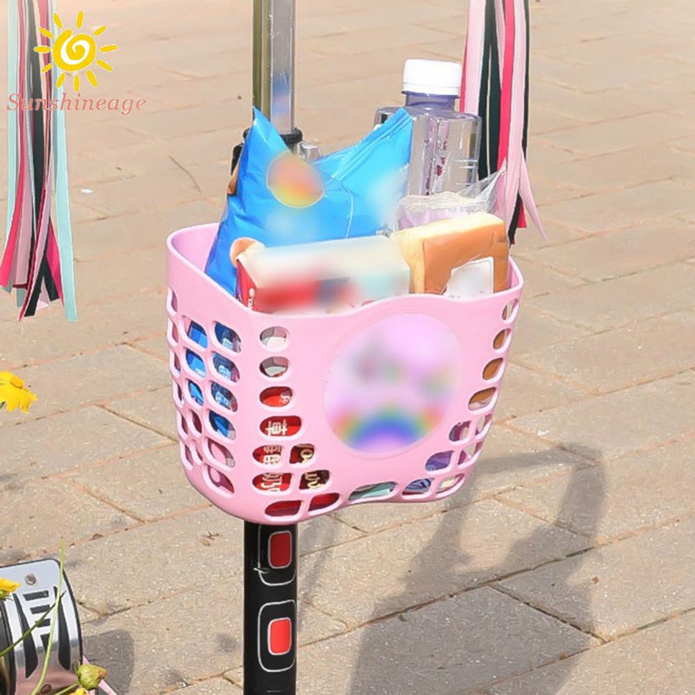 Giỏ Nhựa Đựng Đồ Gắn Phía Trước Xe Đạp Tiện Dụng Cho Bé