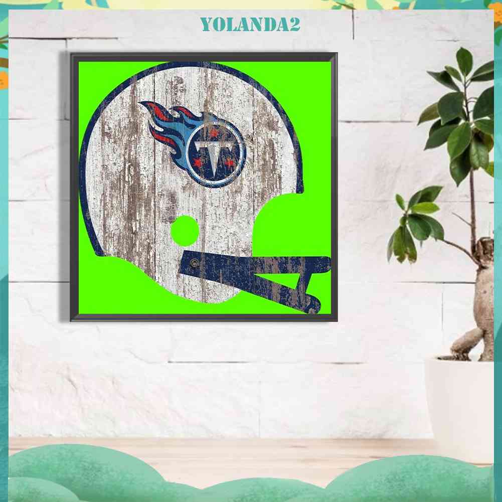 Tranh Đính Đá Kim Cương Toàn Bộ 5D DIY Hình Tennessee Titans