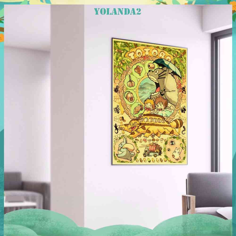 Bộ Tranh Đính Đá 5D Họa Tiết Hoạt Hình Độc Đáo DIY Dùng Trang Trí Nhà Cửa