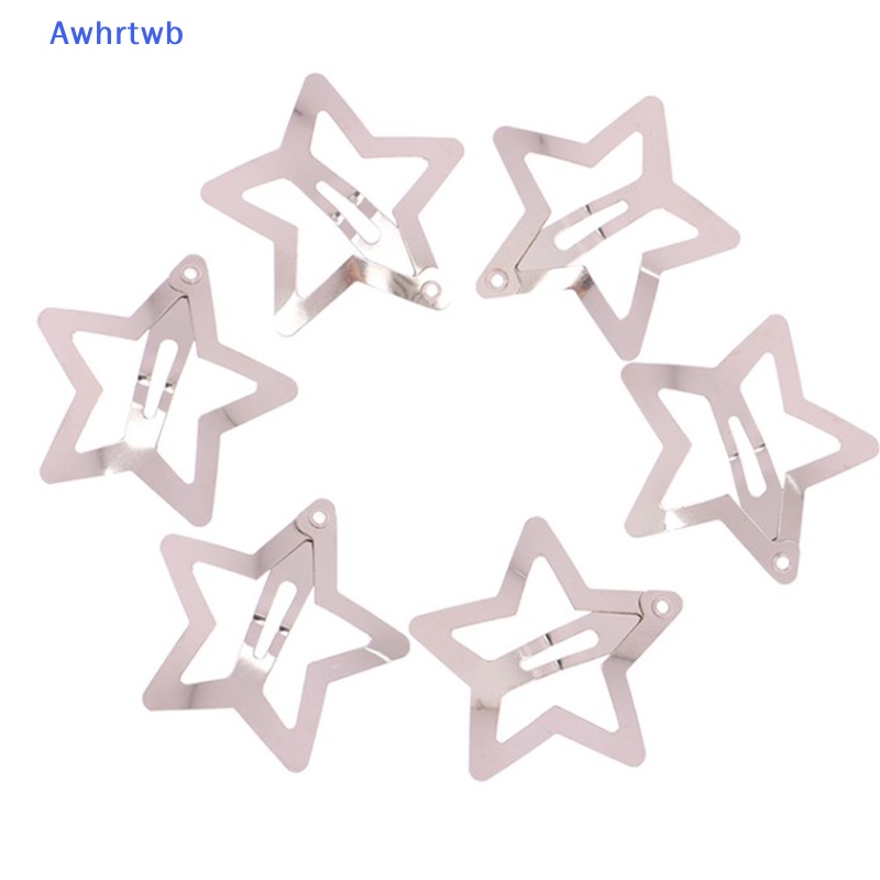 Kẹp Tóc Hình Ngôi Sao Năm Cánh Bằng Kim Loại Mới
