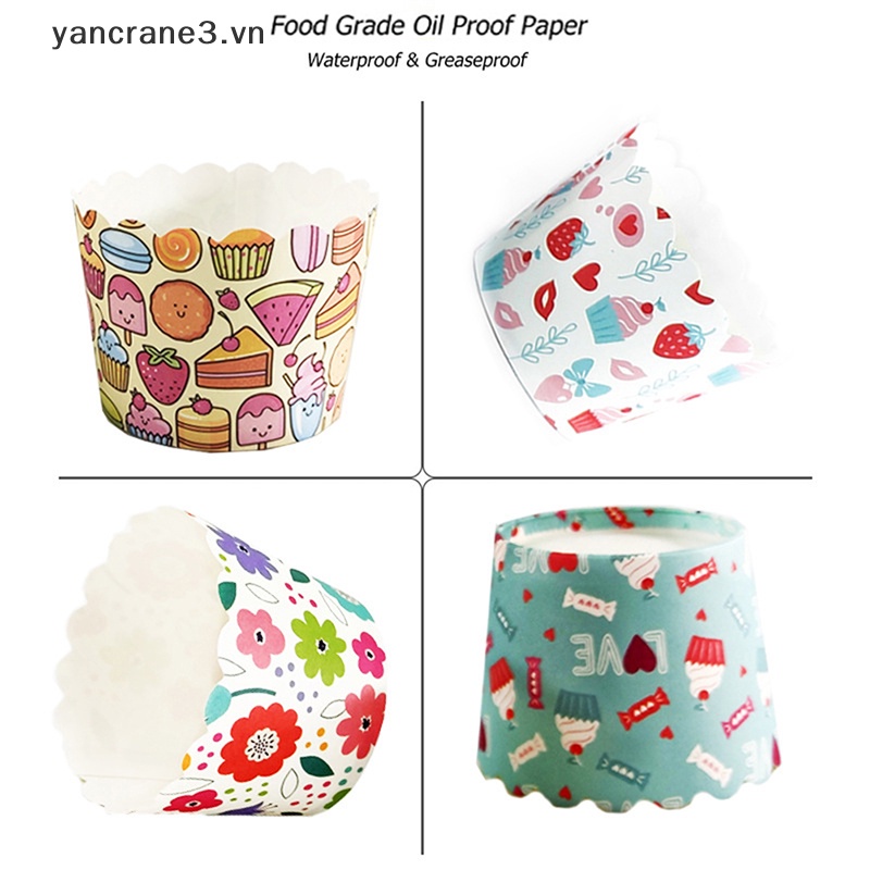 Set 50 Cốc Giấy Đựng Bánh Cupcake Muffin 3.vn