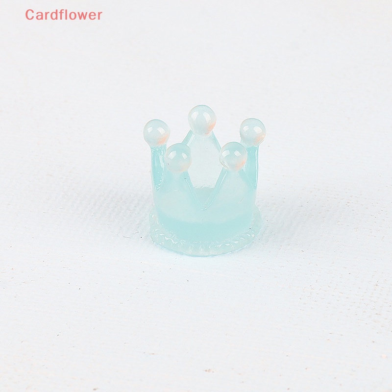 &lt; Cardflower &gt; Vương Miện Nhỏ Phát Sáng Trang Trí Phong Cảnh Sáng Tạo DIY Mới