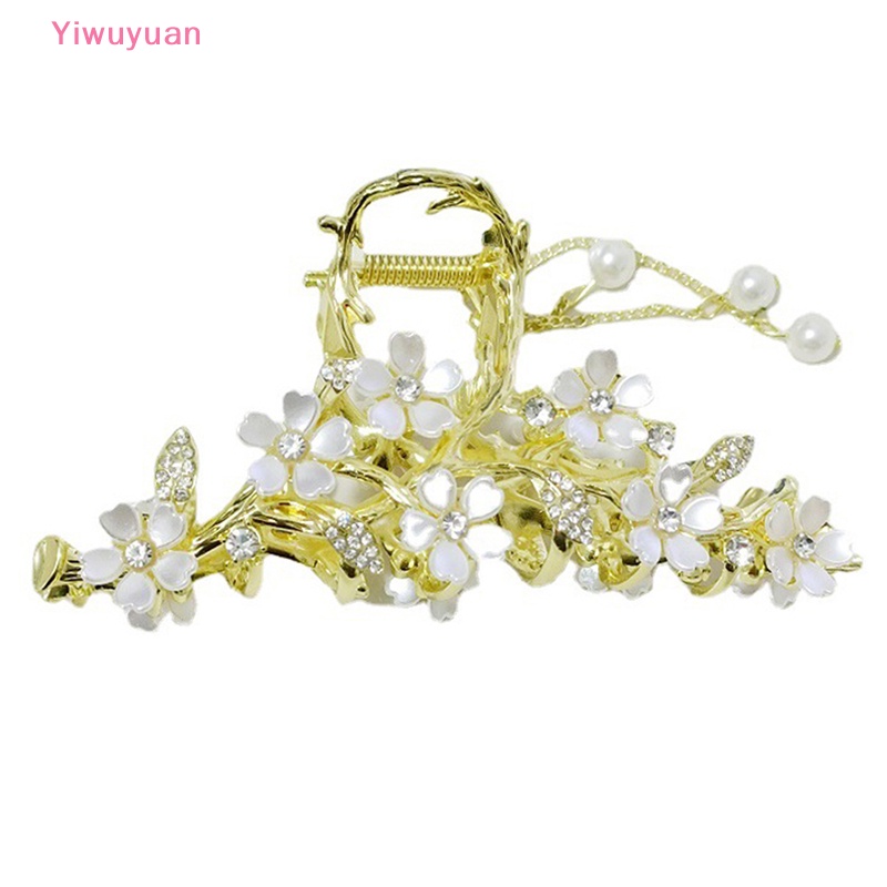 1 Kẹp Tóc Tua Rua Đính Ngọc Trai Nhân Tạo Dễ Thương