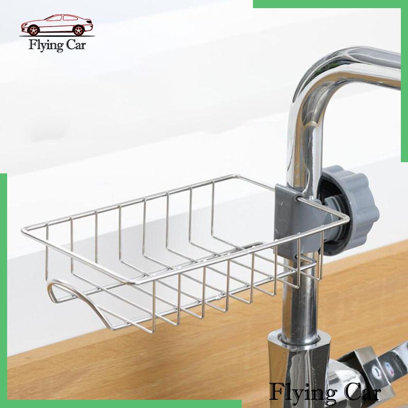 Giá Đỡ Bằng Thép Không Gỉ Để Bọt Biển Rửa Chén Tiện Lợi Dành Cho Bồn Rửa Nhà Bếp Phòng Tắm Lzdjf