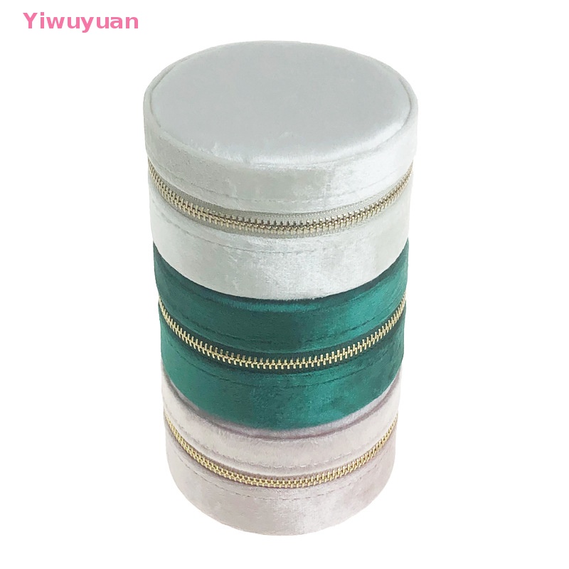 < Yiwuyuan > Hộp Đựng Trang Sức Vải Nhung Lông Xù Nhỏ Gọn Dành Cho Đi Du Lịch Mới