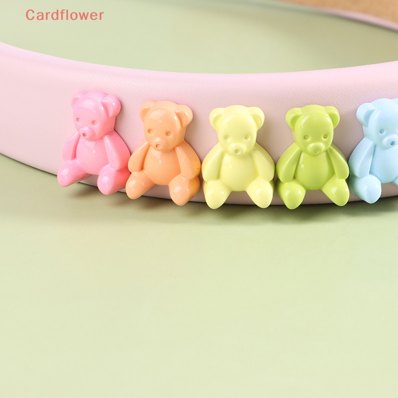 Băng Đô Cài Tóc Bằng Xốp Hình Gấu Màu Kẹo Cho Nữ