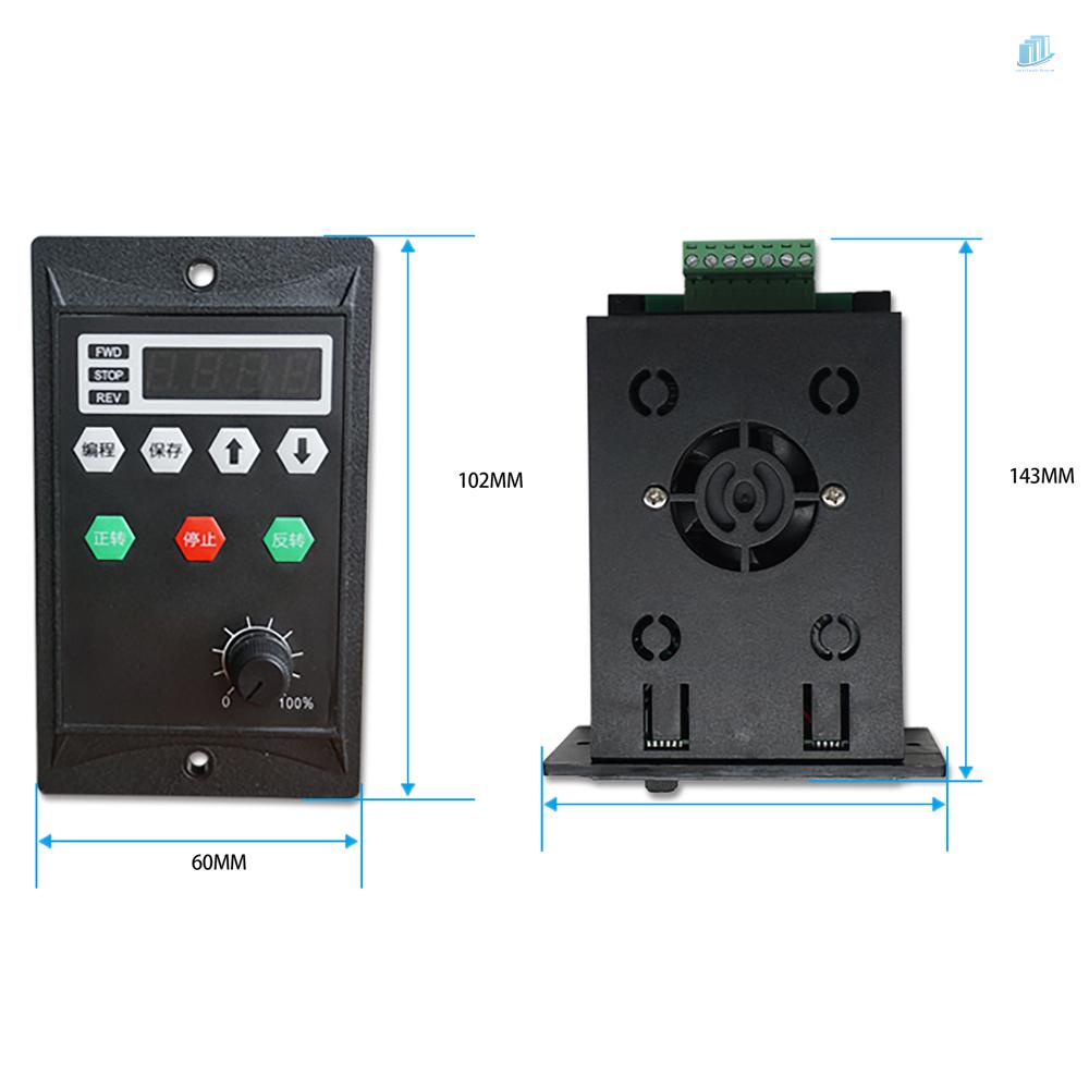 Bộ Điều Khiển Tốc Độ Động Cơ Đầu Ra Tần Số 0.4KW 220V 380V Thông Dụng