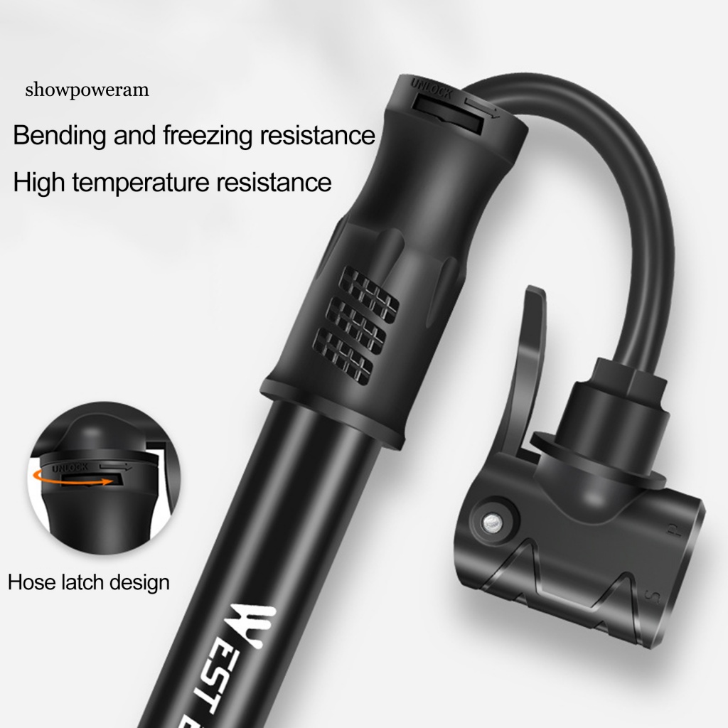 1 Bộ Bơm Hơi Xe Đạp 80-100PSI Thiết Kế Di Động Tiện Dụng