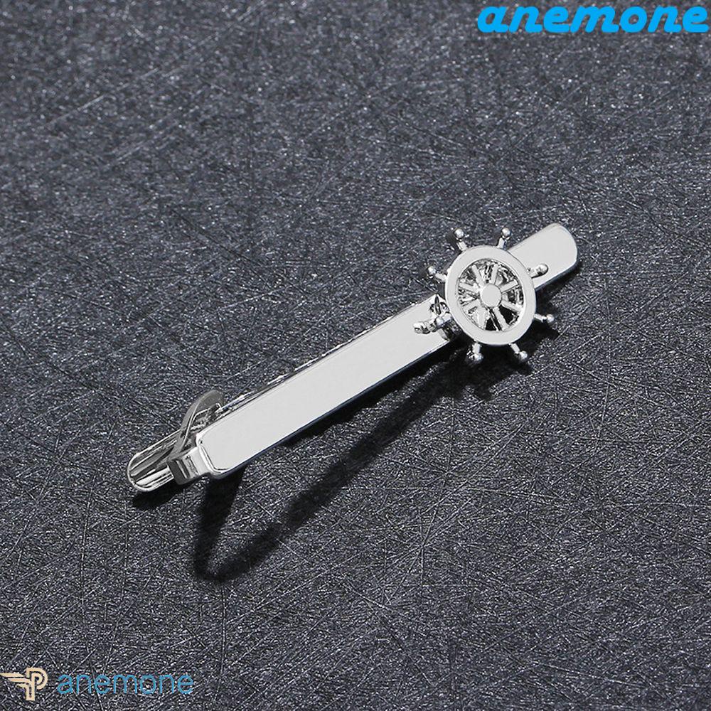 Kẹp Cà Vạt Hình Bánh Lái Trang Trọng Cho Đám Cưới|Kẹp Khóa Mạ Điện Chuyên Dụng Chất Lượng Cao