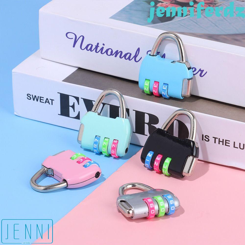 Ổ Khóa Mật Khẩu 3 Chữ Số Mini Nhiều Màu Sắc Dành Cho Túi Xách Du Lịch
